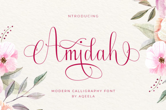 Amidah: A Sweet Script Font for Branding