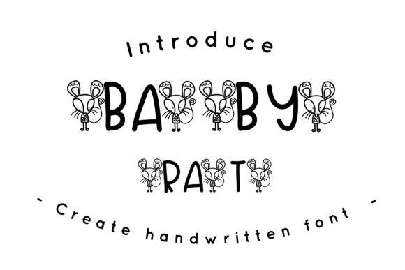 Baby Rat: A Quirky Decorative Font for Editorial Design