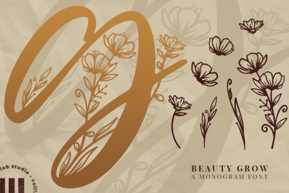 Beauty Grow Monogram: A Decorative Font Review