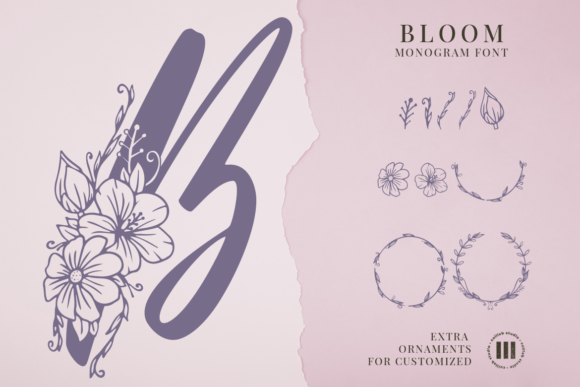 Bloom Monogram: A Decorative Font Review for Branding