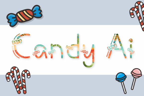 Candy Ai: A Sweet Decorative Font for Branding