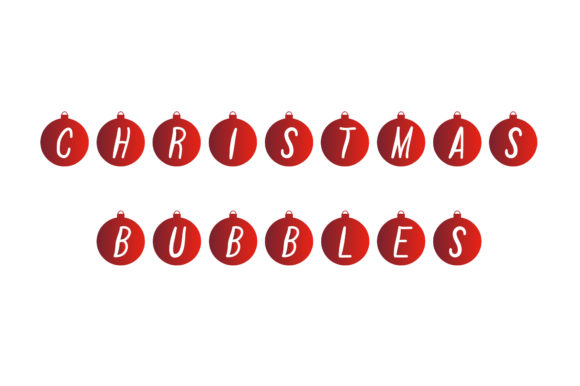 Christmas Bubbles: A Festive Decorative Font for Web Design