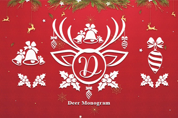 Deer Monogram: A Festive Decorative Font Review