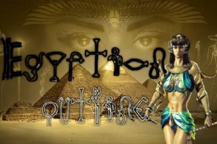 Egyptian Outline Font for Bold Campaign Headlines
