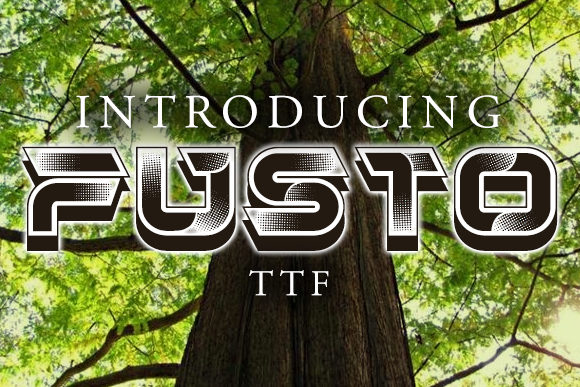 Fusto: The 3D Retro Decorative Font for Bold Campaigns