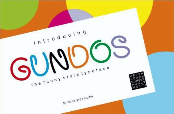 Gundos: A Playful Decorative Font for Editorial Design