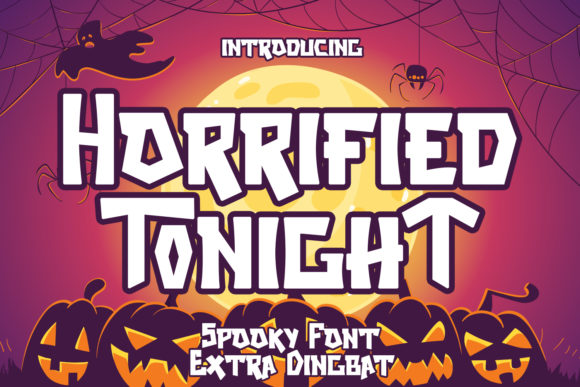 Horrified Tonight: A Cute Decorative Font for Halloween Brands
