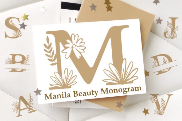 Manila Beauty Monogram: A Sweet Decorative Font for Brands