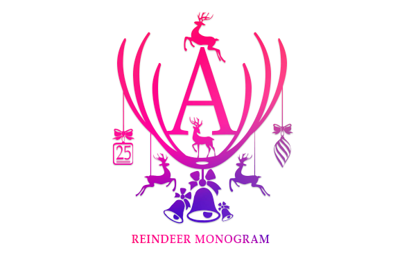 Reindeer Monogram: A Holiday Decorative Font Review