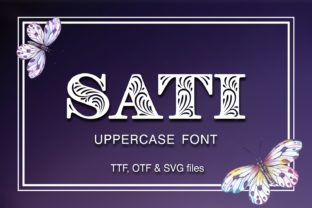 Sati: The All-Caps Decorative Font for Bold Branding