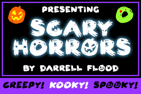 Scary Horrors: A Spooky Decorative Font for Web Design