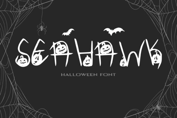 Seahawk: A Unique Decorative Font for Halloween Campaigns