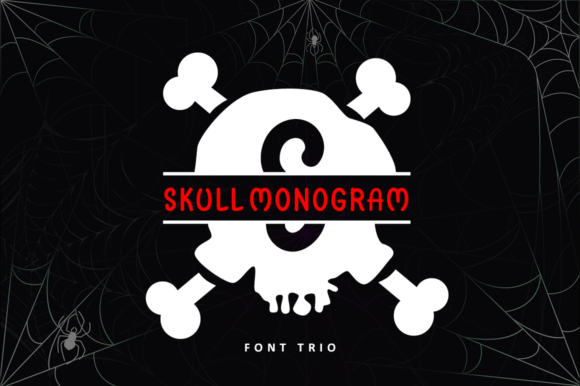 Skull Monogram: A Spooky Decorative Font Review