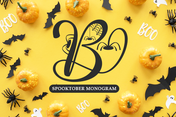 Spooktober Monogram: A Spooky Decorative Font Review