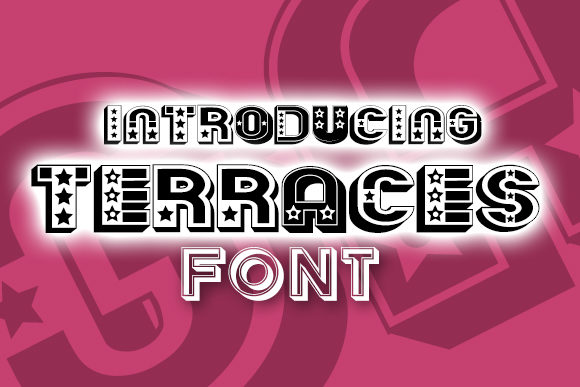 Terraces: A Bold Decorative Font for Web Design
